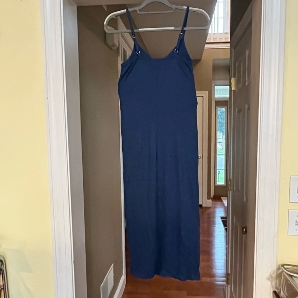 Anthropologie Maronie V NECK RIBBED MIDI DRESS - Picture 2 of 9